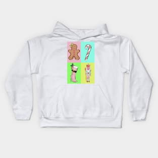 Pastel Pop Art Christmas Kids Hoodie